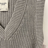 ABERCROMBIE & FITCH WOMEN'S DRESS grey S