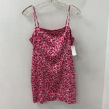 ARDENE WOMEN'S DRESS pink white L