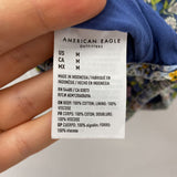 AMERICAN EAGLE WOMEN'S TOP blue pink lime M