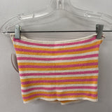 AMERICAN EAGLE WOMEN'S TOP pink orange white M