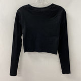 H&M WOMEN'S TOP black M