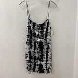 garage WOMEN'S DRESS black white M