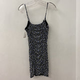 H&M WOMEN'S DRESS black blue S