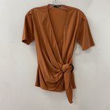 RESERVED WOMEN'S TOP burnt orange XS