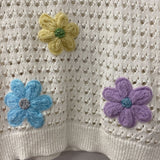 JOHN + JENN WOMEN'S SWEATER white multi M
