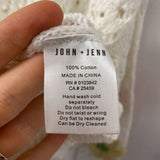 JOHN + JENN WOMEN'S SWEATER white multi M