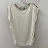 LAUREL WOMEN'S TOP white blue coral 6