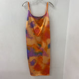 WILD FABLE/TARGET WOMEN'S PLUS DRESS orange blue pink XL