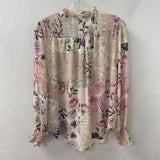 JOIE WOMEN'S BLOUSE/SHIRT pink cream purple M