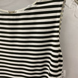 MAX MARA WOMEN'S DRESS green/white stripe S