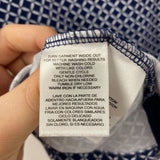 JNY jones new york WOMEN'S T-SHIRT navy white geo S