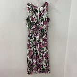 ASOS WOMEN'S DRESS white pruple floral 6 tall