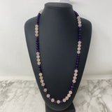 WOMEN'S NECKLACE pink purple