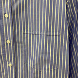 H&M WOMEN'S BLOUSE/SHIRT blue white stripe XS