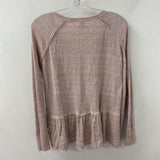 FREE PEOPLE WOMEN'S TOP pink orange mix S