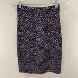 ST JOHN WOMEN'S SKIRT black multi 2