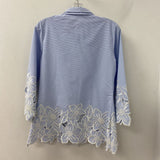 anne fontaine WOMEN'S BLOUSE/SHIRT blue white S/38