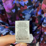 BELLA DAHL WOMEN'S BLOUSE/SHIRT purple pink blue M