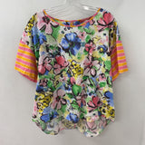 marina rinaldi WOMEN'S BLOUSE/SHIRT pink yellow blue multi 12