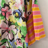 marina rinaldi WOMEN'S BLOUSE/SHIRT pink yellow blue multi 12