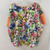 marina rinaldi WOMEN'S BLOUSE/SHIRT pink yellow blue multi 12
