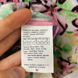 marina rinaldi WOMEN'S BLOUSE/SHIRT pink yellow blue multi 12