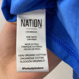 NATION WOMEN'S TOP blue M