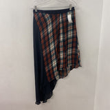 McQ ALEXANDER MCQUEEN WOMEN'S SKIRT navy orange white S/40