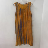 WOMEN'S DRESS orange grey M