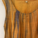 WOMEN'S DRESS orange grey M