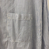 ABERCROMBIE & FITCH WOMEN'S BLOUSE/SHIRT white blue S