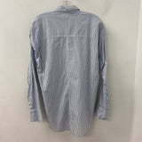 ABERCROMBIE & FITCH WOMEN'S BLOUSE/SHIRT white blue S