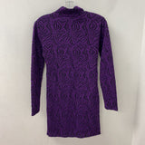ZARA WOMEN'S DRESS purple black M