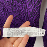 ZARA WOMEN'S DRESS purple black M