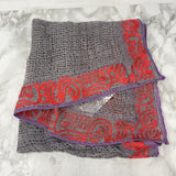 WOMEN'S SCARF/SHAWL grey multi