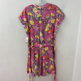 scotch & soda WOMEN'S ROMPER pink yellow green S/M