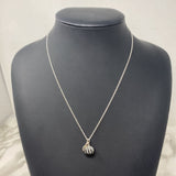 HILLBERG & BERK WOMEN'S NECKLACE silver black
