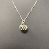HILLBERG & BERK WOMEN'S NECKLACE silver black