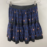 H&M WOMEN'S SKIRT black blue red 6