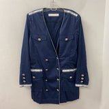 AIRFIELD WOMEN'S COAT navy silver 10/12