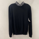 FENDI WOMEN'S SWEATER black white L/48