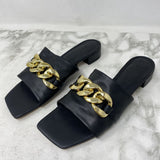 H&M WOMEN'S SANDALS black gold 41
