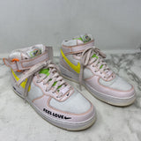 NIKE WOMEN'S SNEAKERS white pink lime yellow orange 39