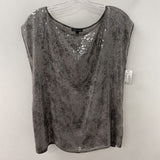 EILEEN FISHER WOMEN'S BLOUSE/SHIRT greys M