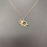 TIFFANY & CO WOMEN'S NECKLACE silver green