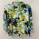 ERIC ALEXANDRE WOMEN'S BLOUSE/SHIRT white lime blue XL