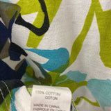 ERIC ALEXANDRE WOMEN'S BLOUSE/SHIRT white lime blue XL