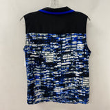 CALVIN KLEIN WOMEN'S BLOUSE/SHIRT blue black whtie XL