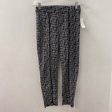 MELANIE LYNE WOMEN'S PANTS black white 4