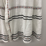 ZARA WOMEN'S DRESS white brown black M